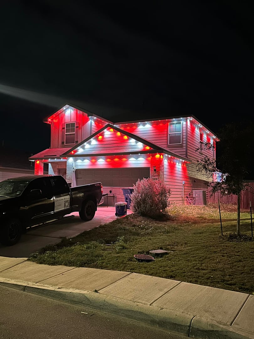 NestHub permanent lighting installation example