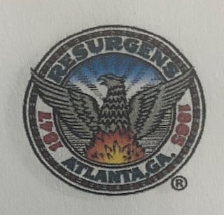 City of Atlanta logo with a phoenix rising from flames, encircled by text "Resurgens 1847 Atlanta, GA, 2005."