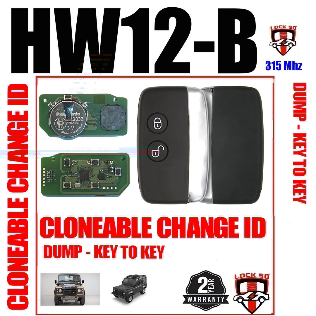 HW12-B Lock50 Change ID Key