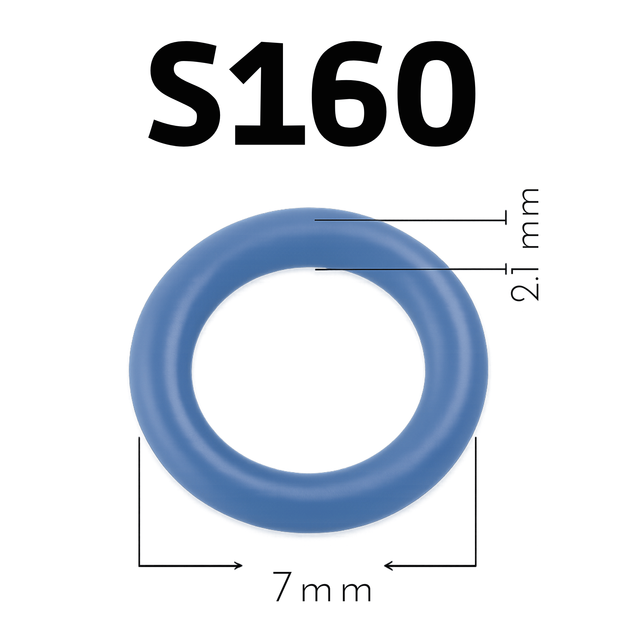 S160 Sello Superior Inyector D-21 Año 90-97