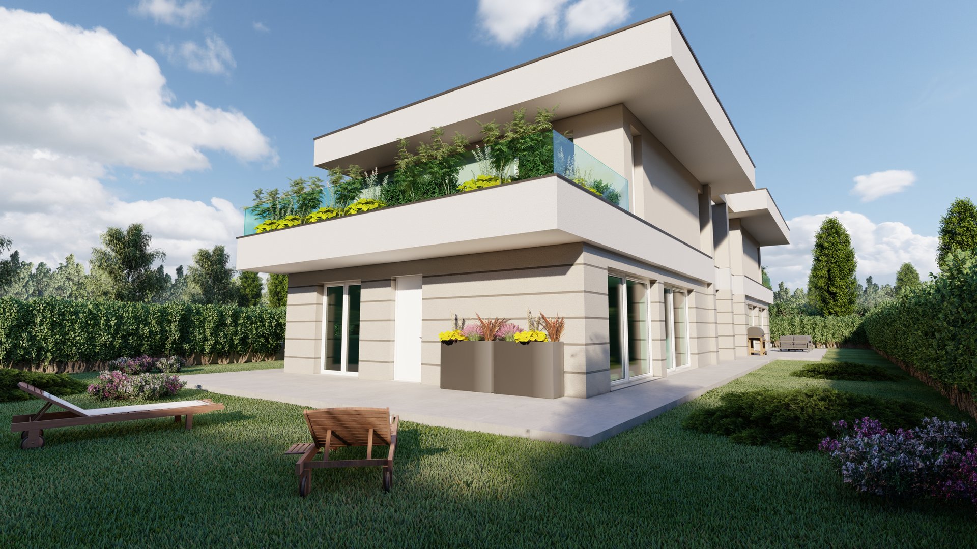 Villa Contemporanea Casa Azzurra - Busto Arsizio