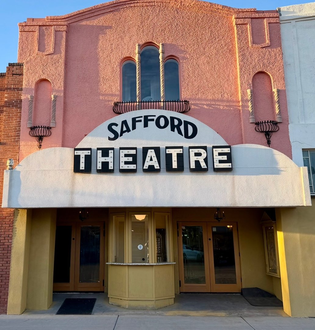 Historic Movie Theatre Window Framing - Decorative Metal Work