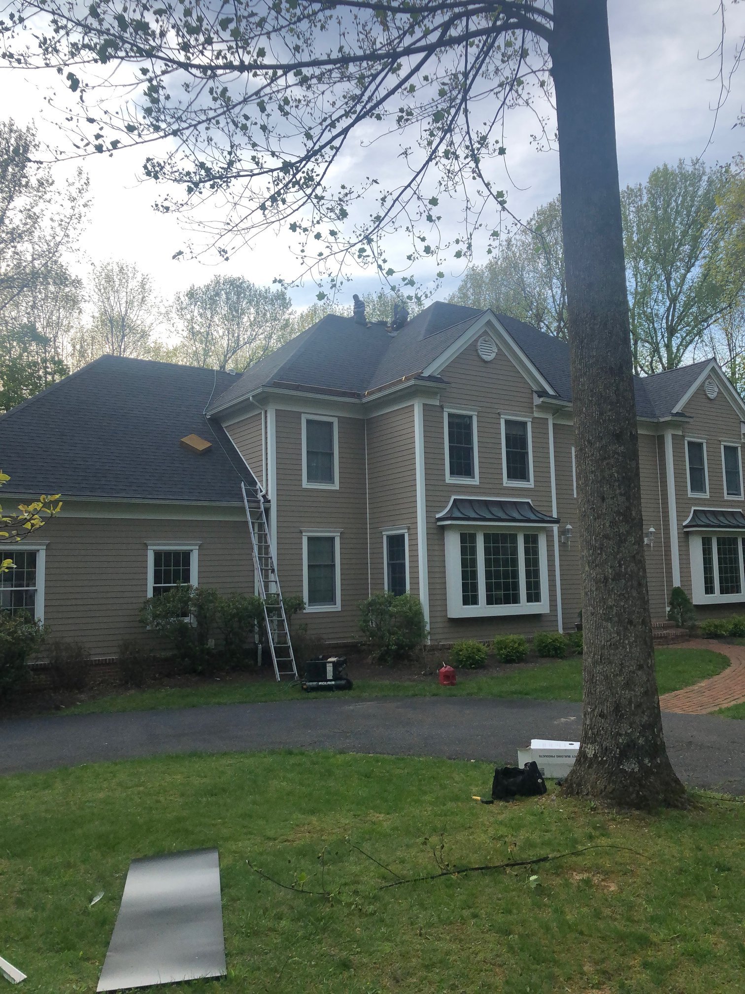 Finished roof leak repair Monroe MI