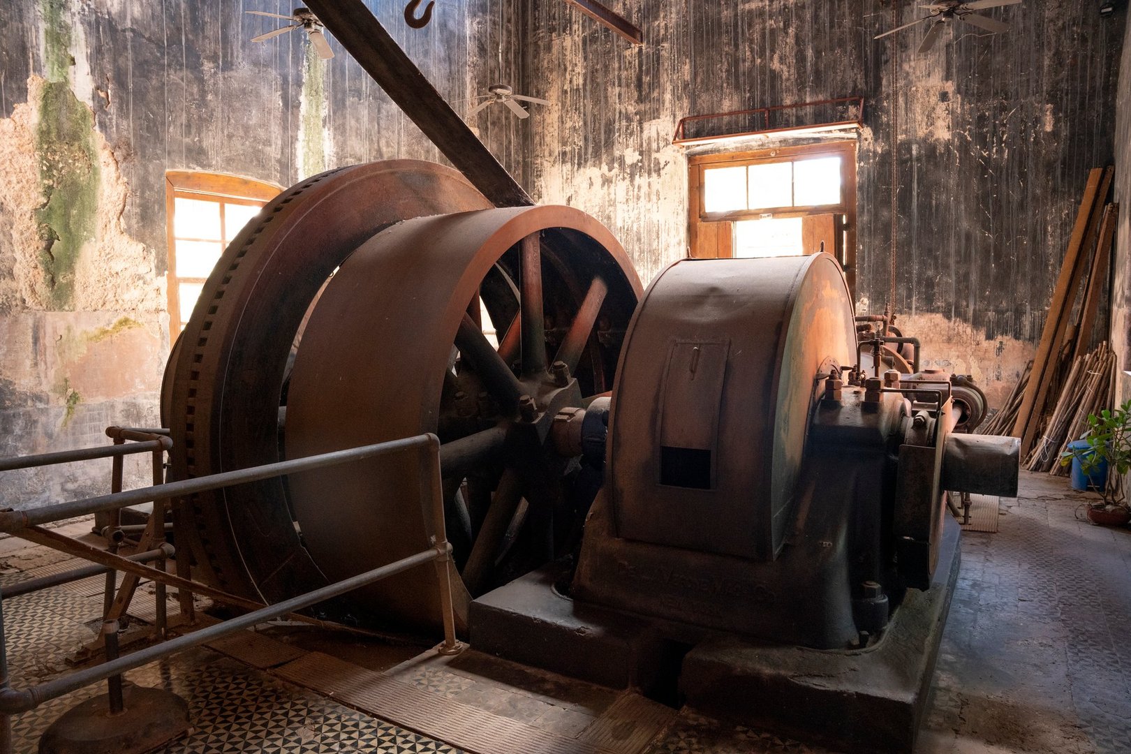 Ancient henequen processing factory