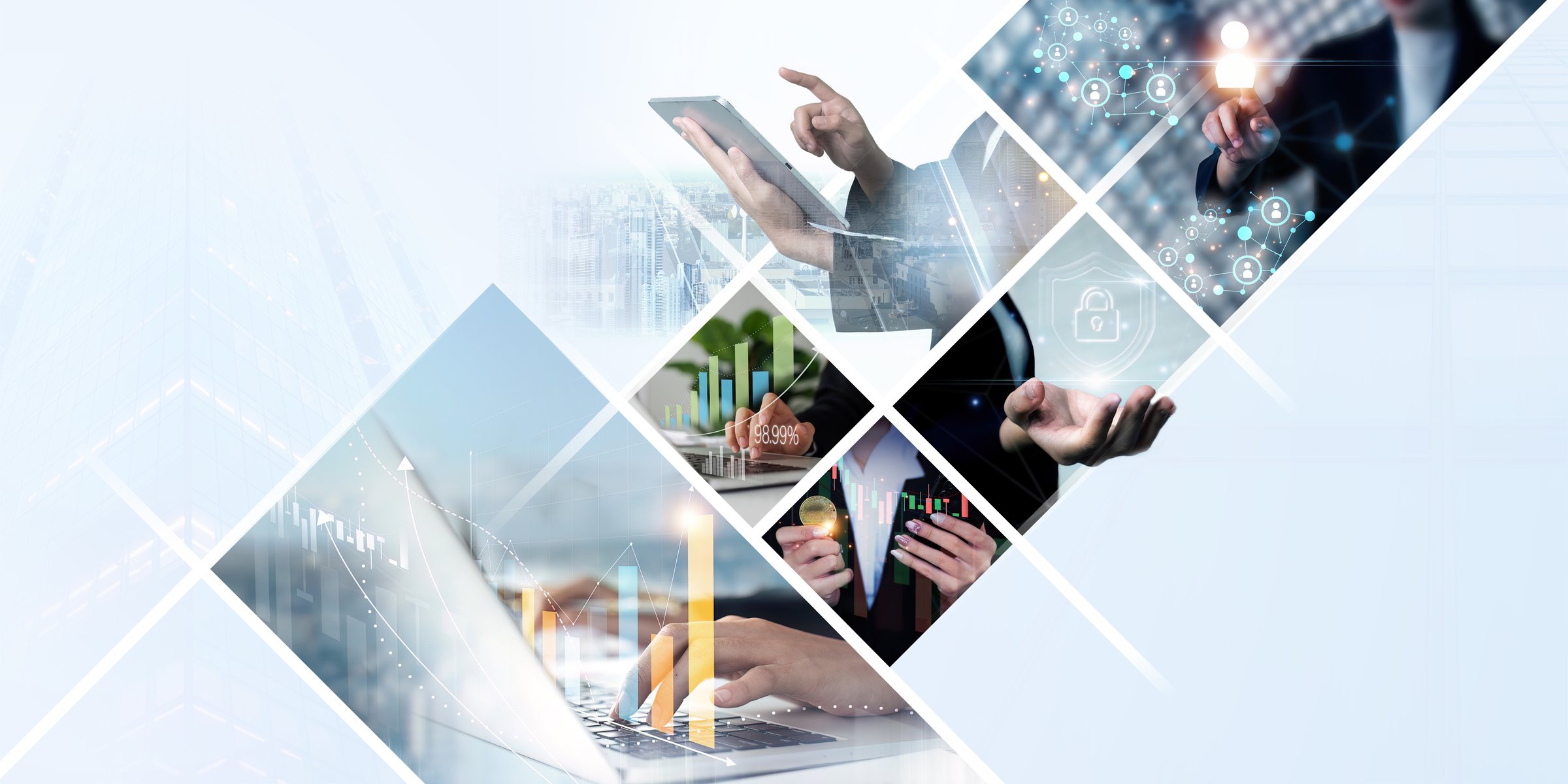 Economy and growth on global business network