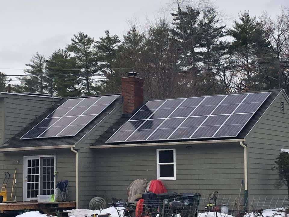Solar panel installation