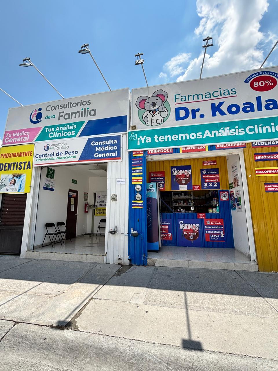 Dr. Koala pharmacy interior and services