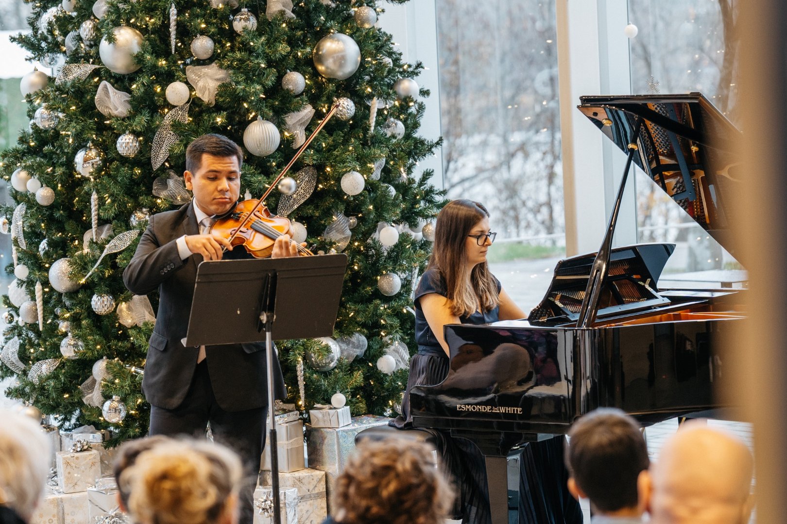 Violin and piano performance
