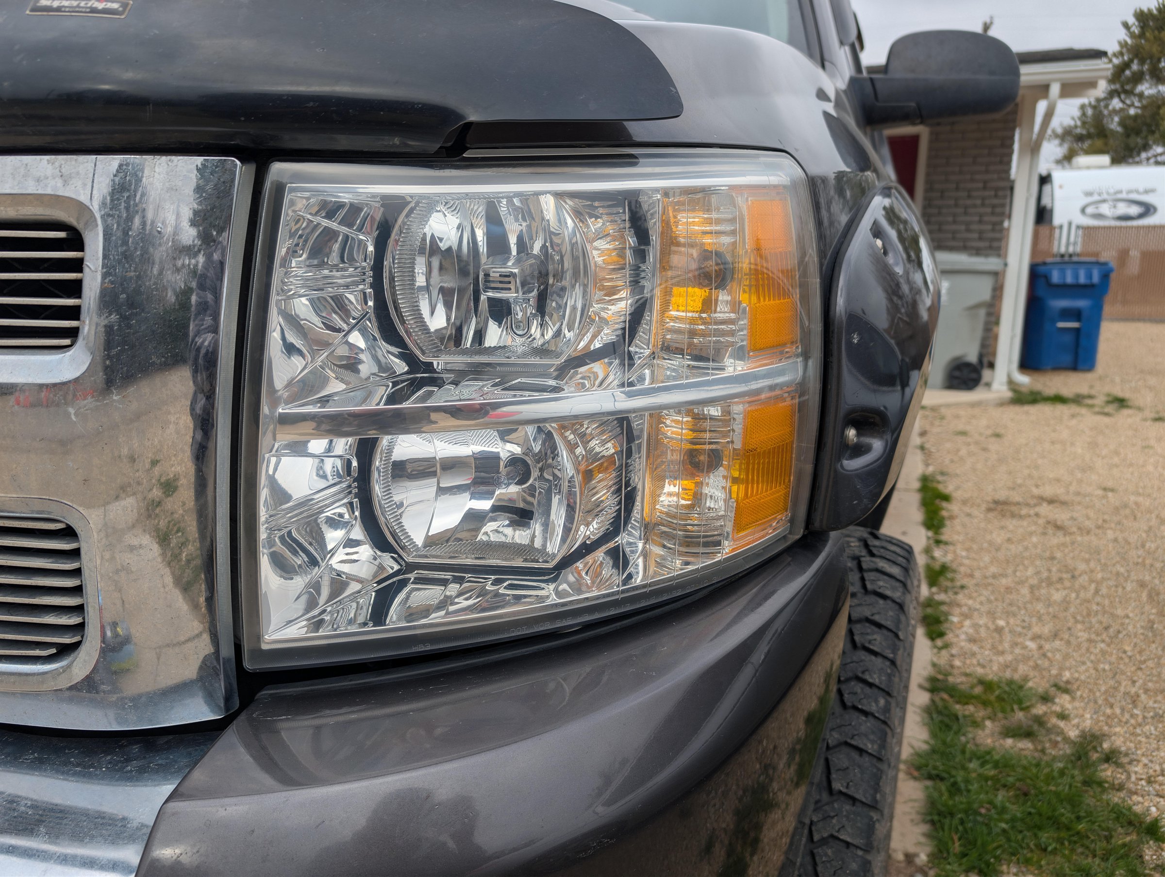 After headlight restoration - bright clear headlights