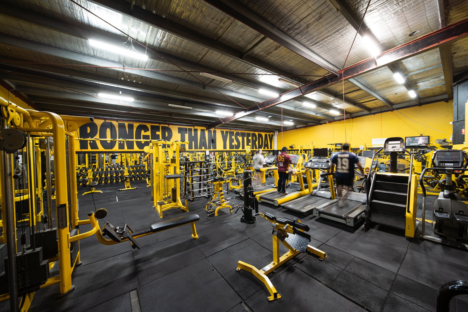 Ripped Gym interior with equipment
