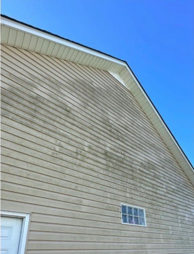 After house washing in Wake Forest NC - clean exterior