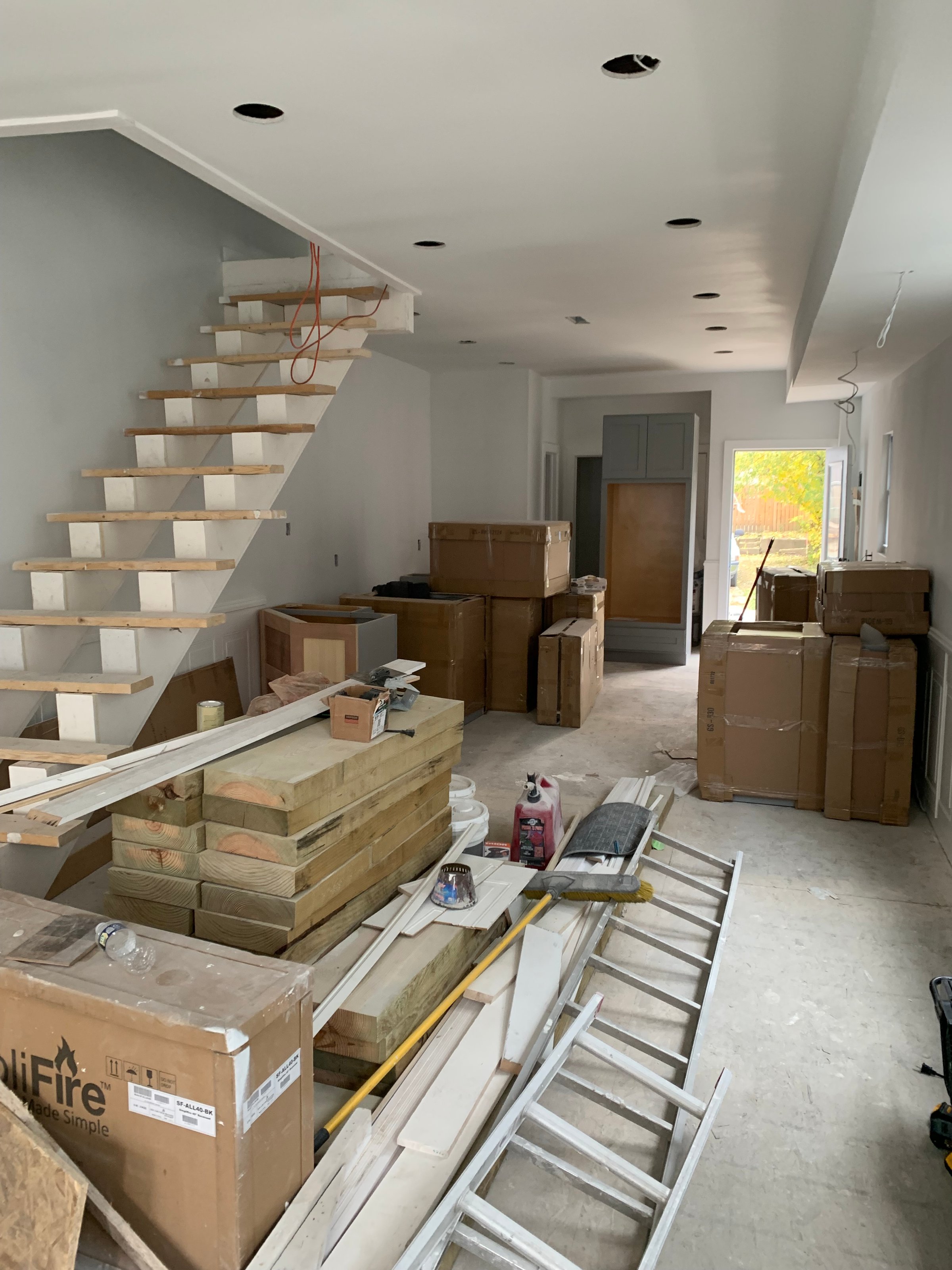 Interior renovation project