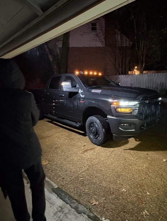 Professional stump removal equipment in action