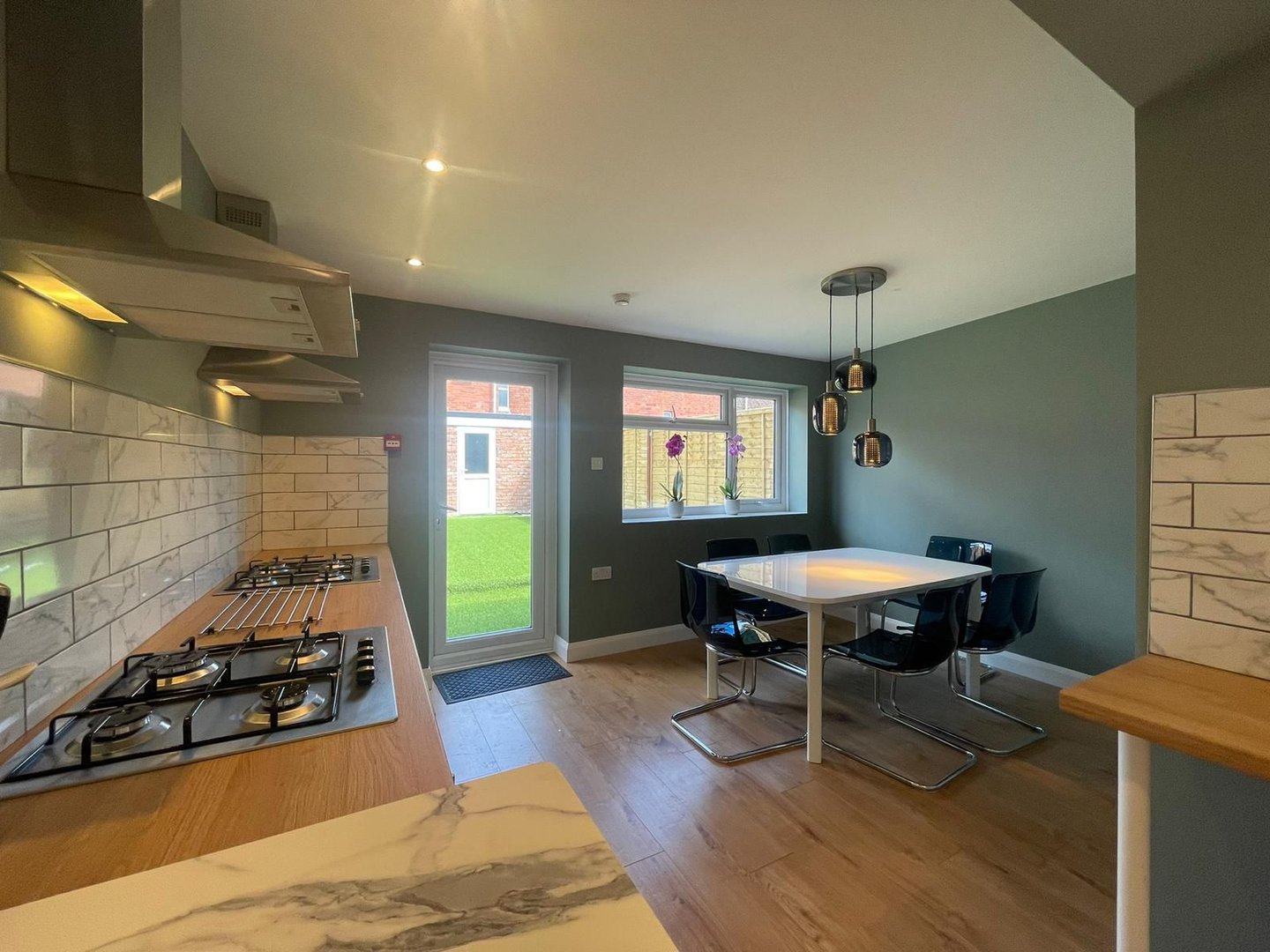 Modern construction project