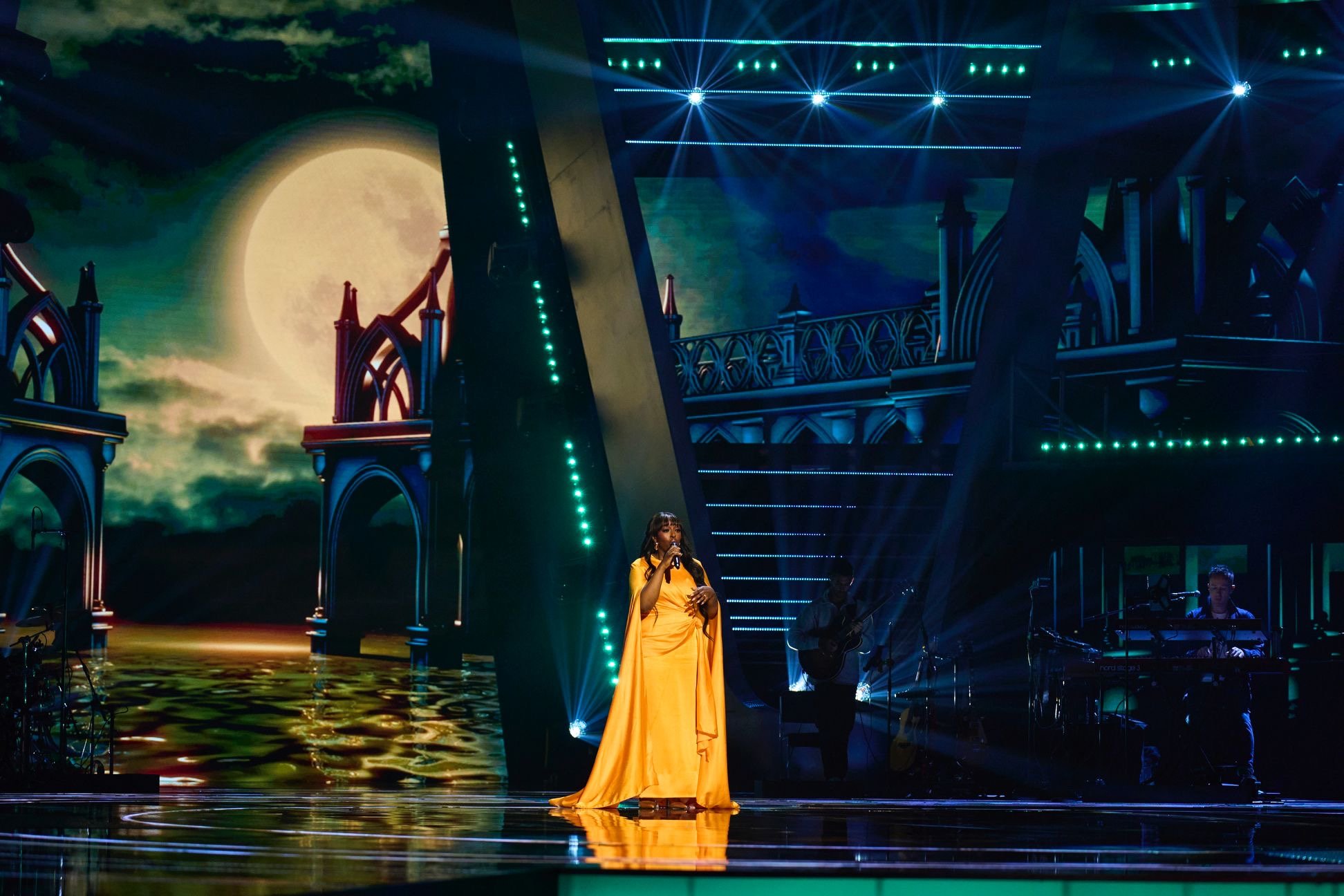 Production equipment on The Voice UK set