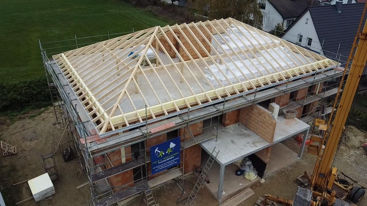 Dachstuhl Neubau Detail