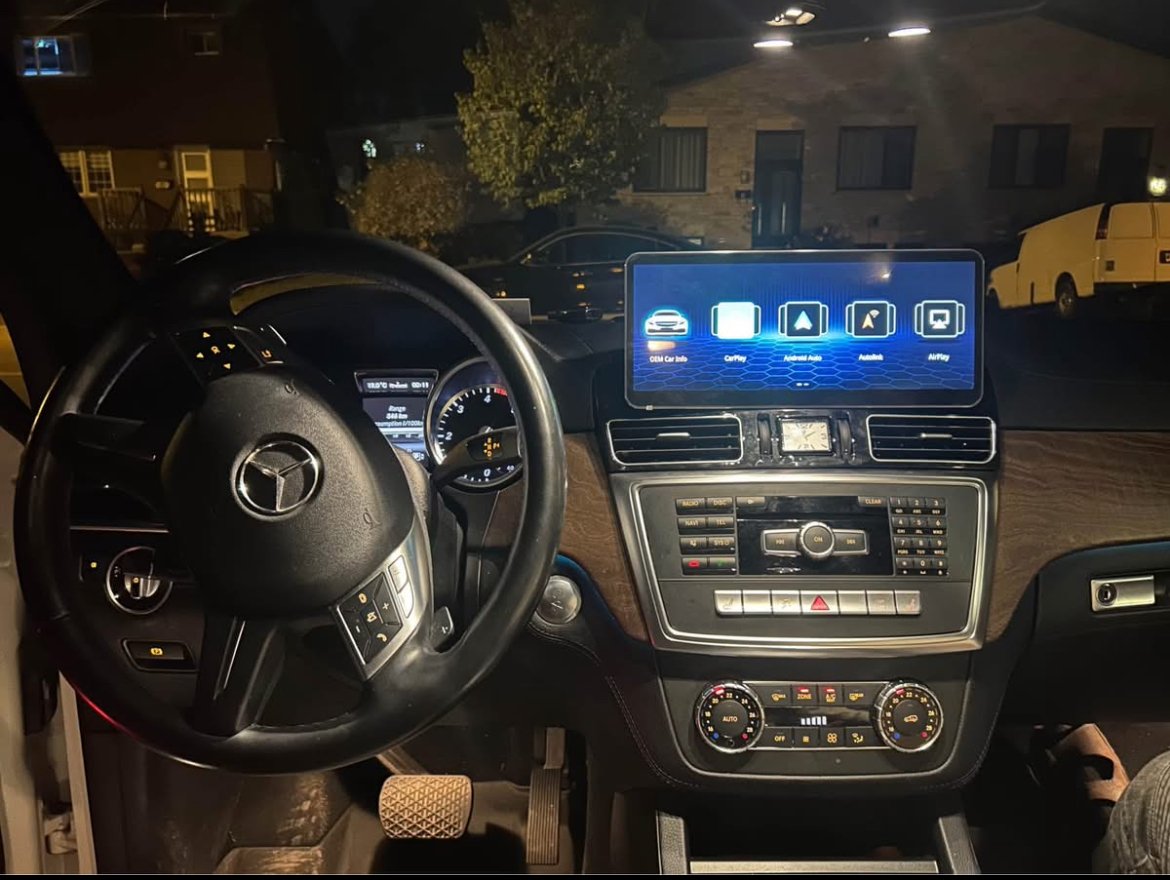 Close-up view of professional automotive installation