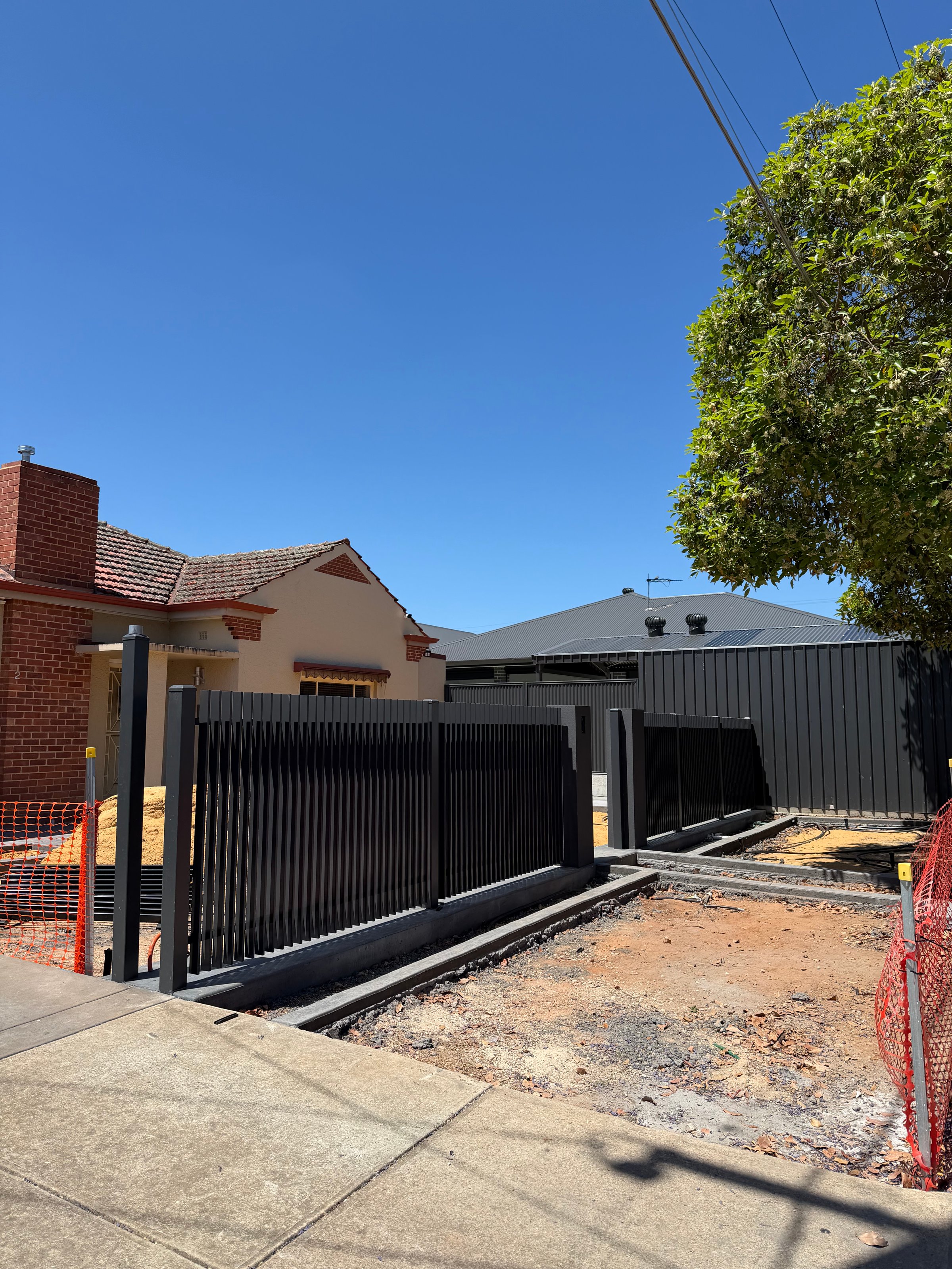 Adelaide Elite Fencing tubular fence project