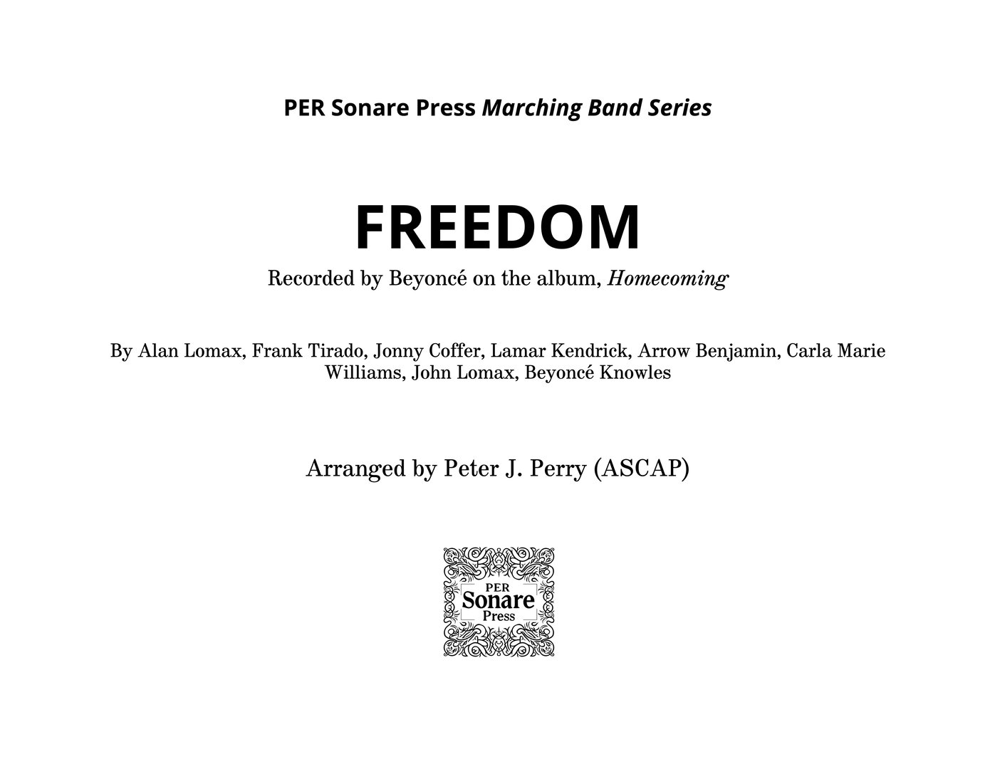 Marching Band sheet music