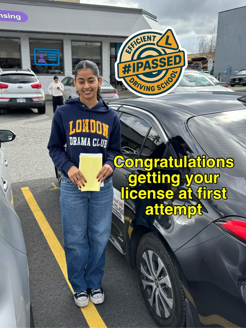 Success story from Efficient Driving School student