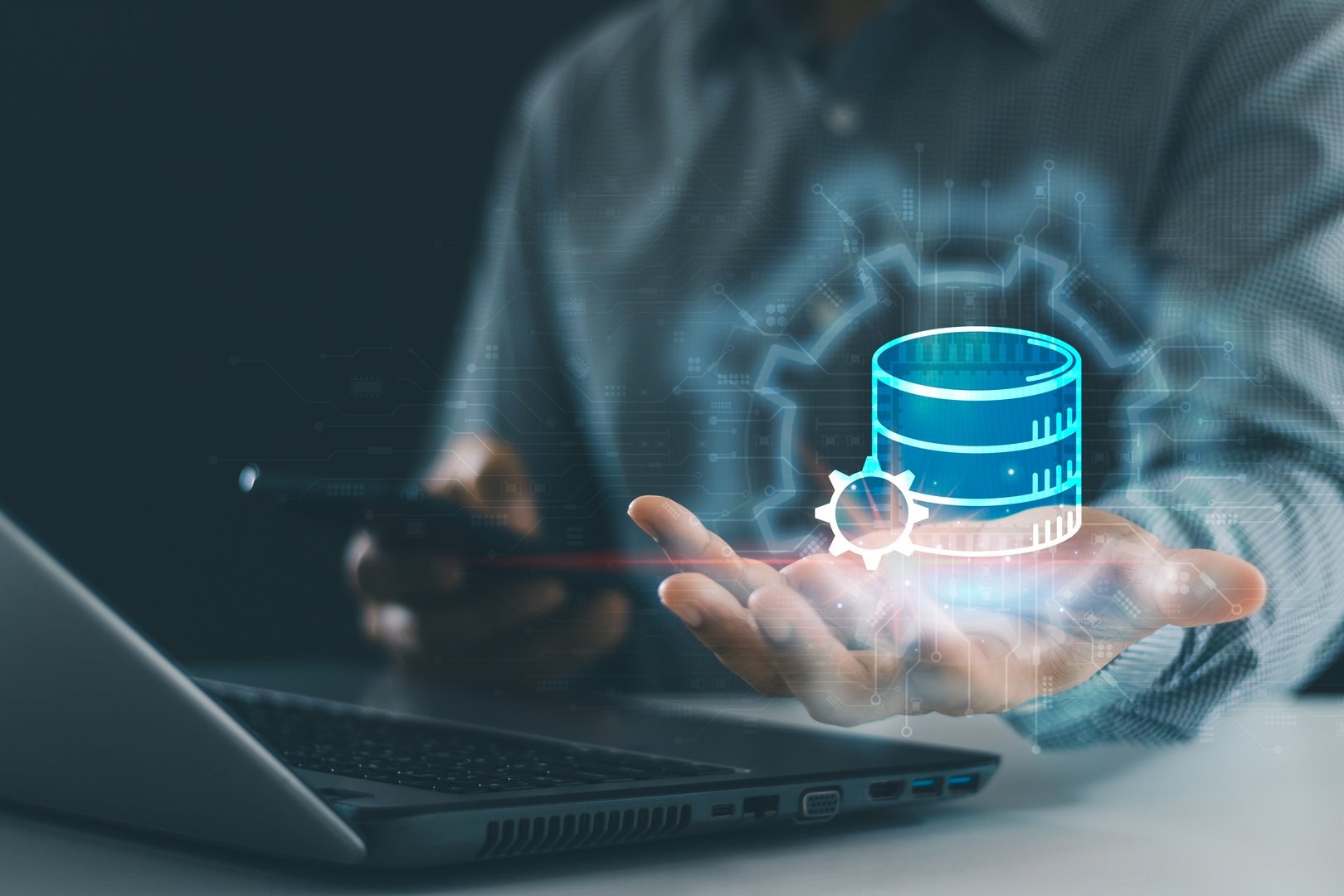Database management and integration network solutions. Future technology empowers seamless services for business, innovation, and AI technology. Business intelligence optimizes database management.