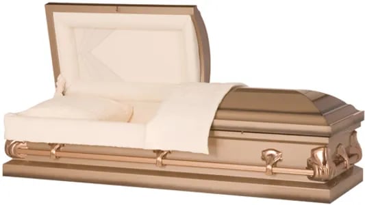American Economy Copper Casket