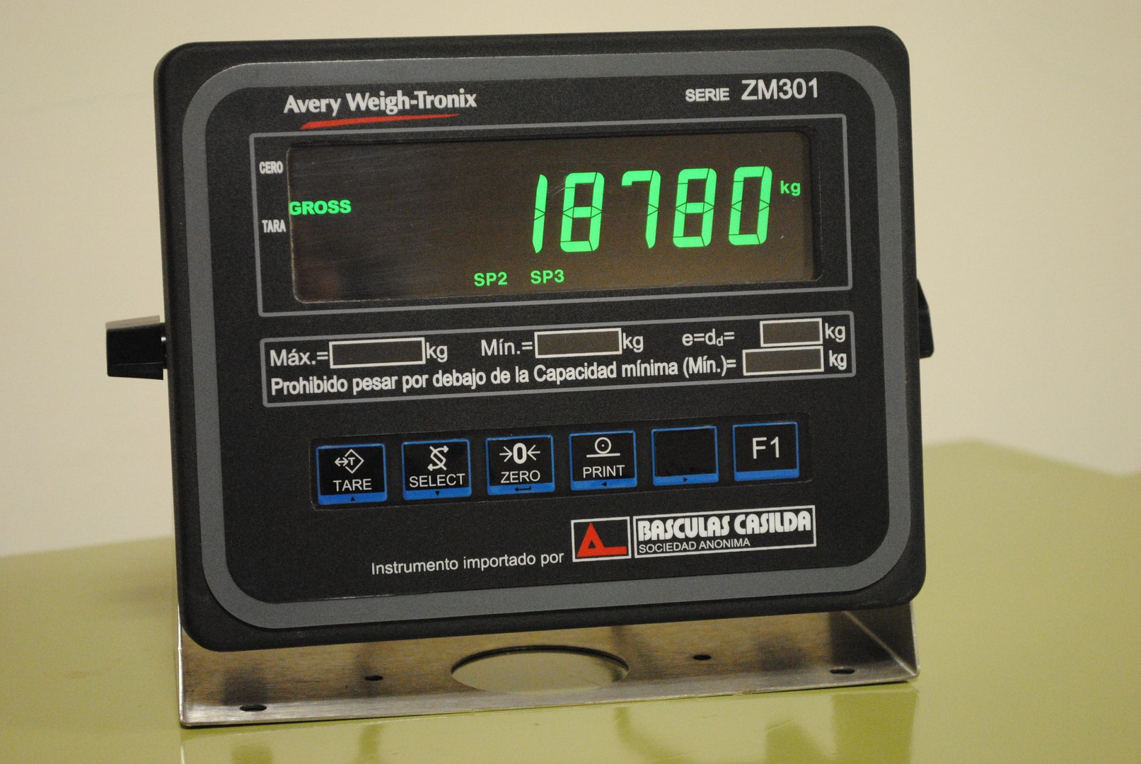 Indicador digital AVERY ZM-301 para sistemas de pesaje