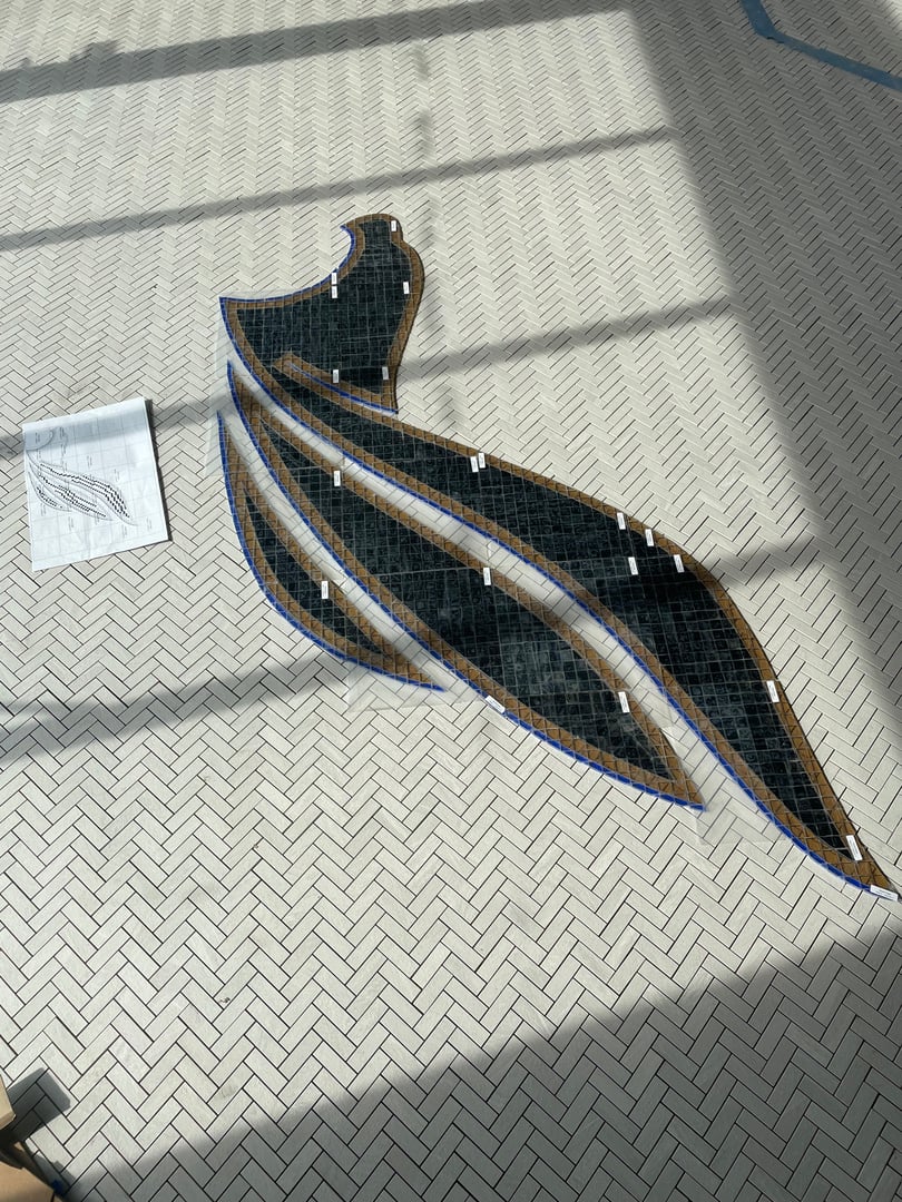 Custom tile project showcase