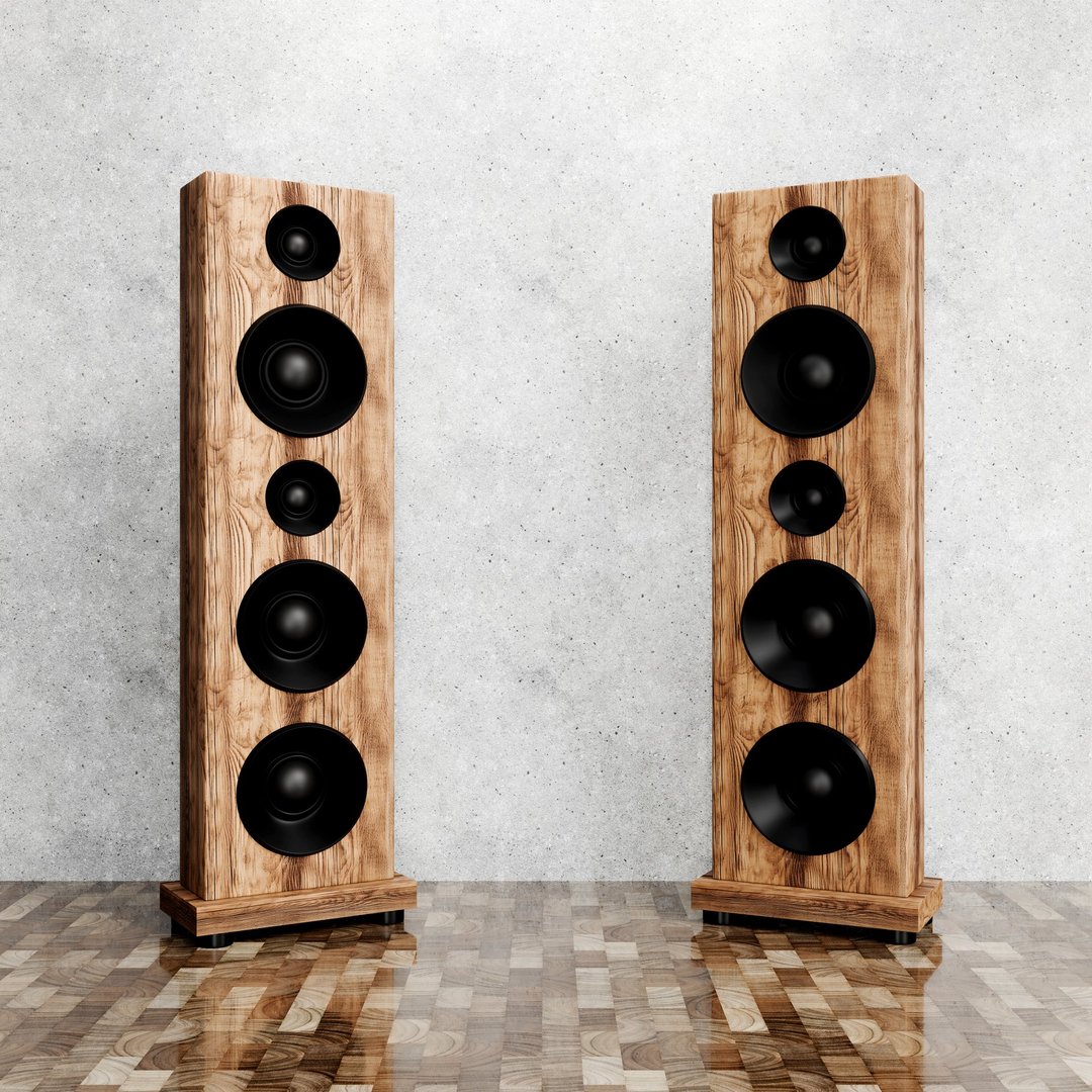 Sound speakers display