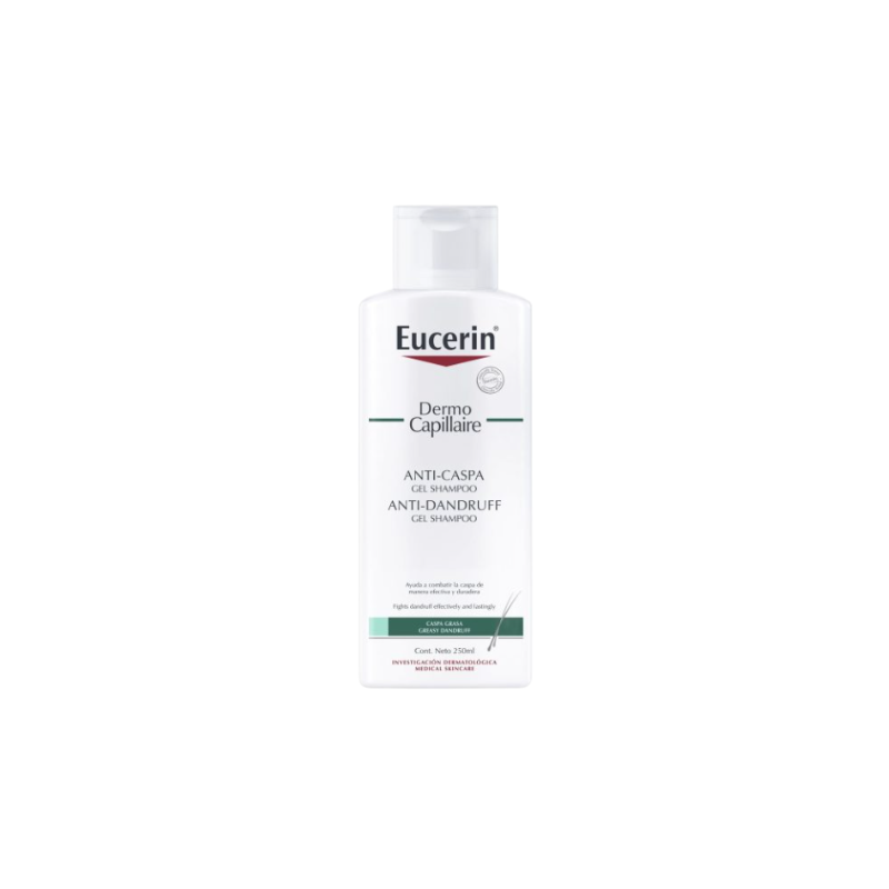 EUCERIN SHAMPOO ANTICASPA GRASA, 250ML