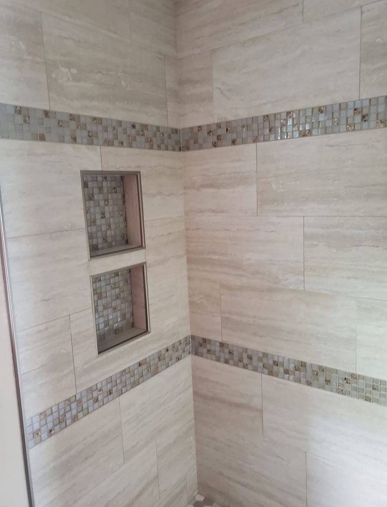 Professional tile installation