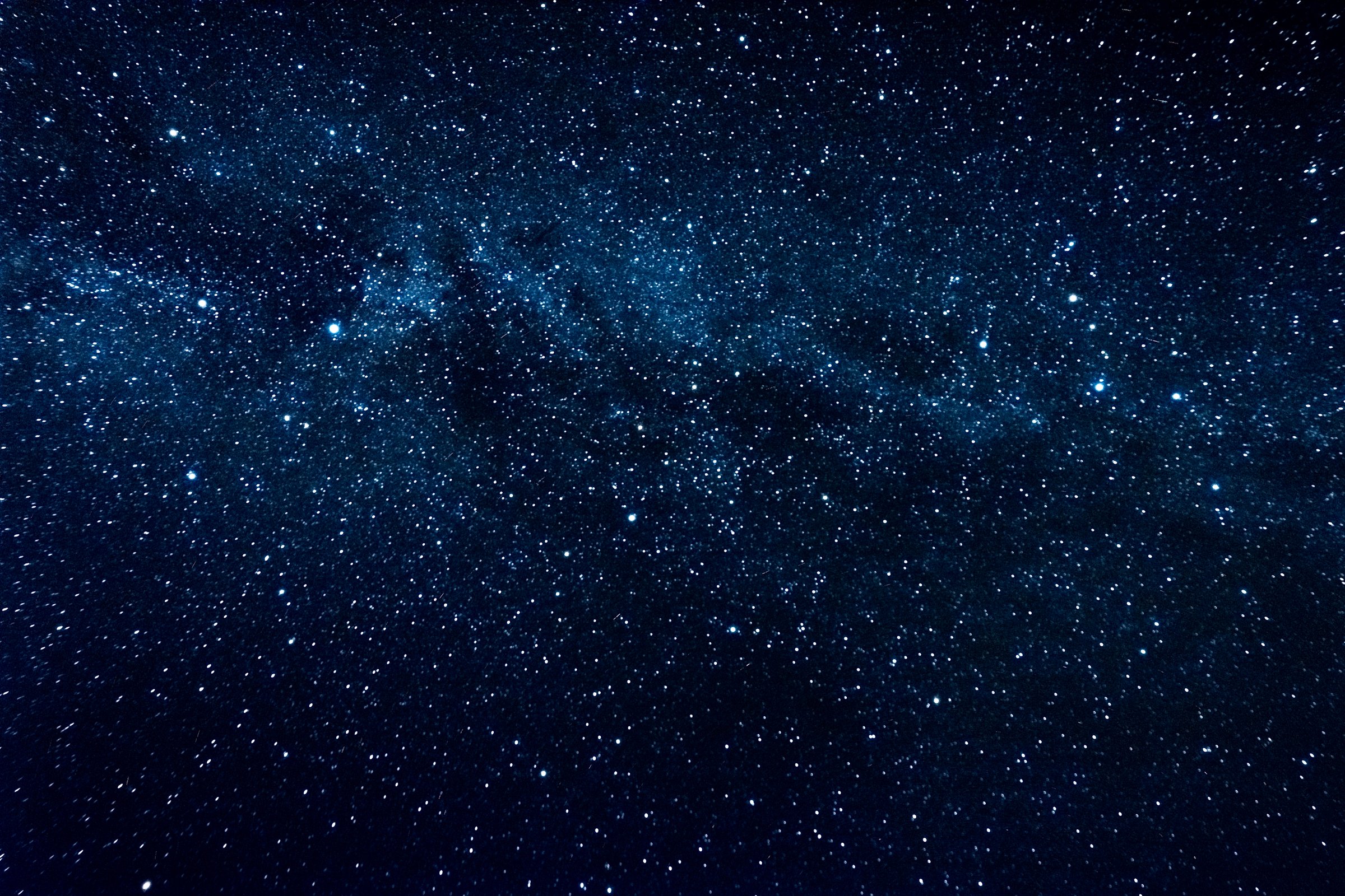 Night sky with milky way and huge amount of stars.