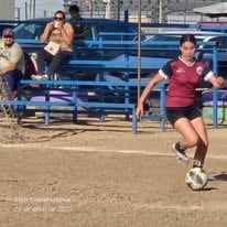 Competencia en campo - Liga Universitaria fútbol femenil
