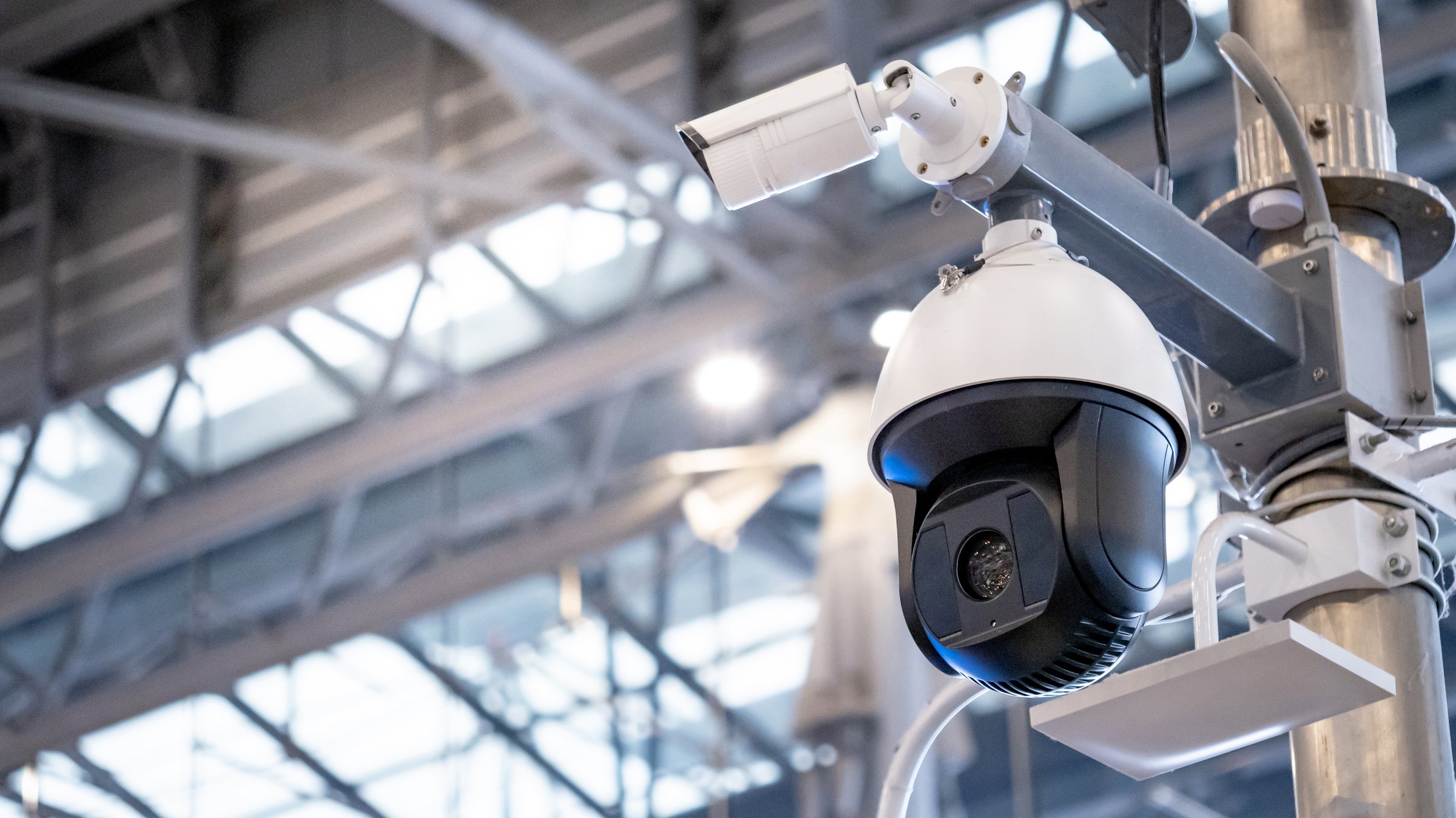 CCTV surveillance security camera video equipment for security system in public building such as airport terminal, office, hotel, apartment