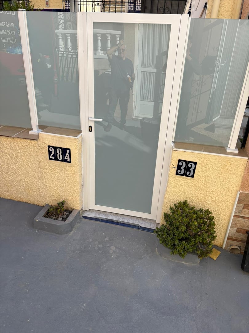 Metal railing installation