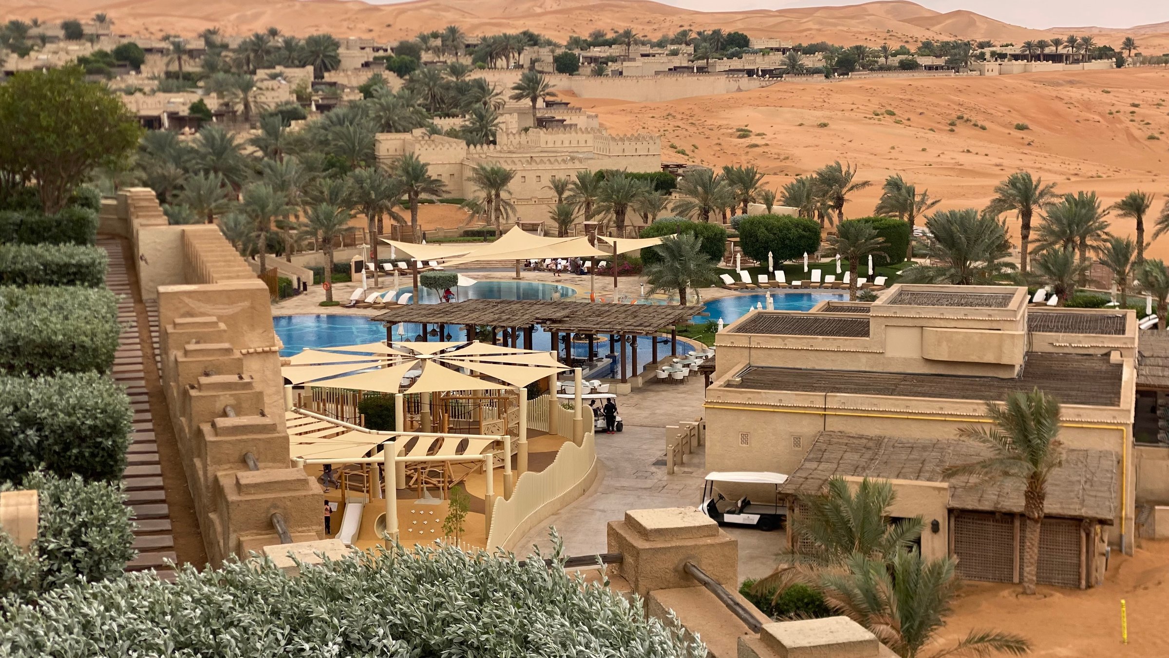 Luxury desert resort in Abu Dhabi