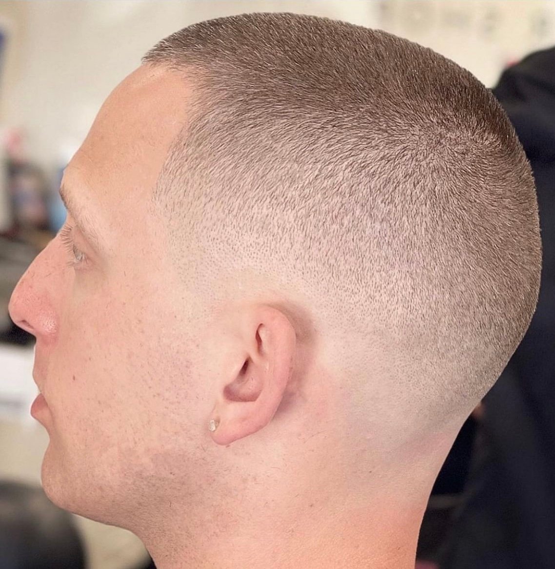 Professional skin fade haircut