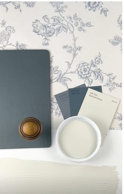 Wallpaper installation professional at work