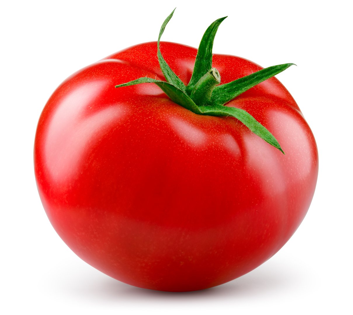 Tomato isolated on white background