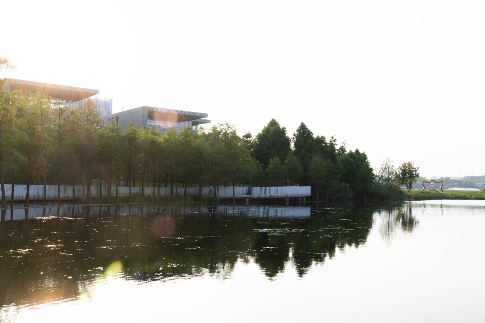 Chengdu Xinglong Lake CITIC Bookstore, located on the shores of Xinglong Lake in the Tianfu New District of Chengdu, China .This Photo is taken on July 9, 2025 . Chengdu , China