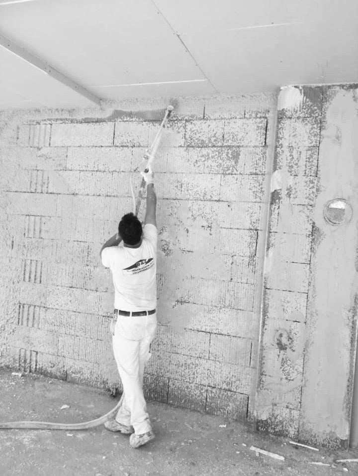 Professional construction team