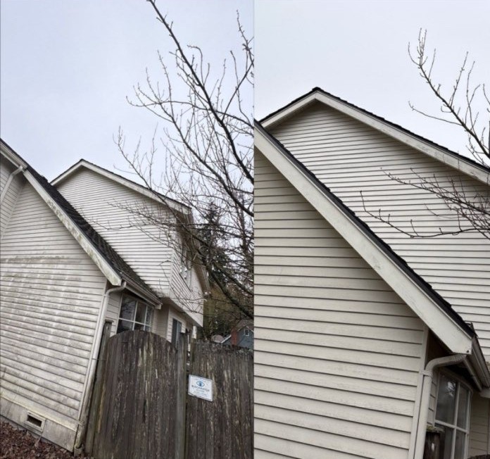 Professional house washing service by Nicholson's Cleaning