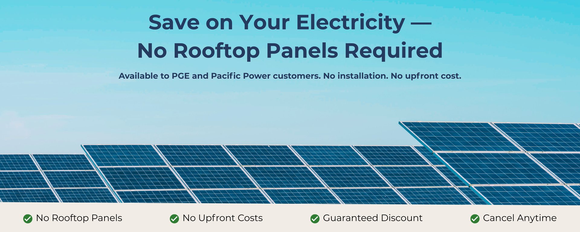 Residential Solar Banner