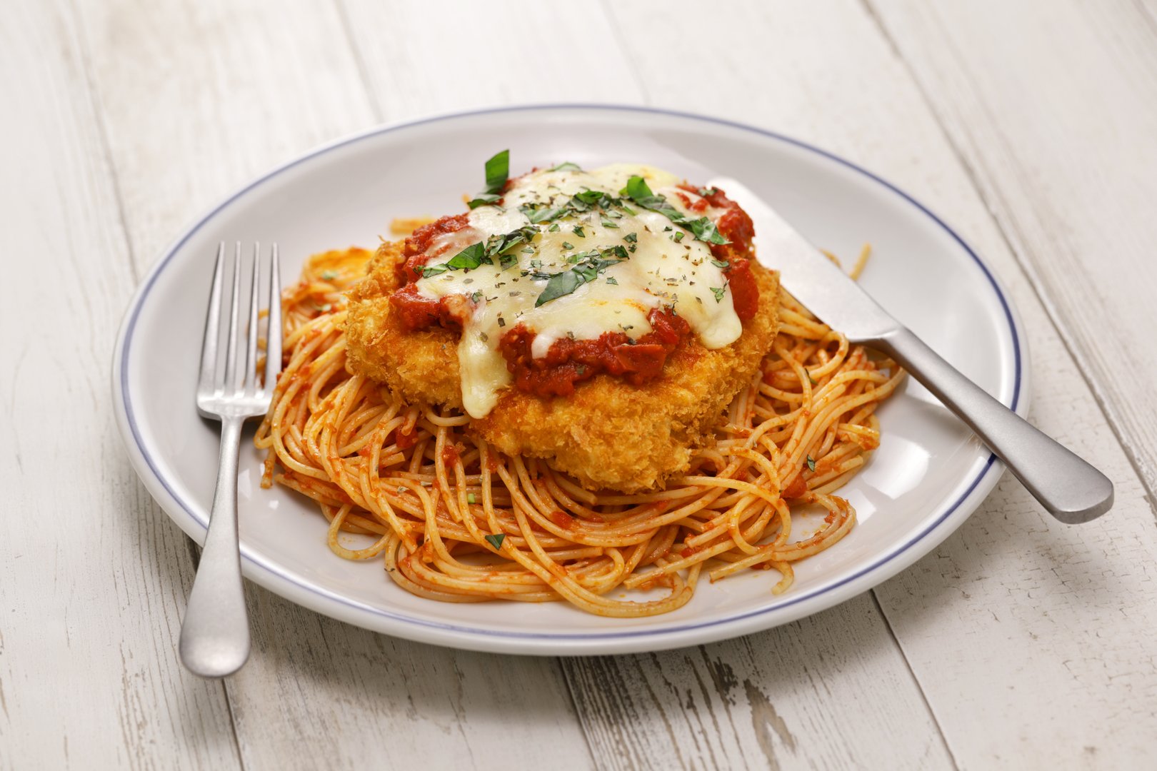 Chicken parmesan pasta