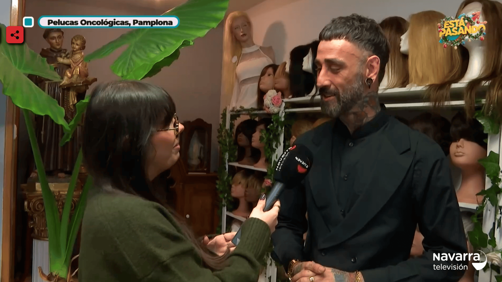 Entrevista Navarra Televisión - Las pelucas como mejora de la autoestima en pacientes con cáncer