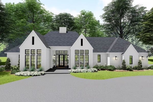 Custom home exterior