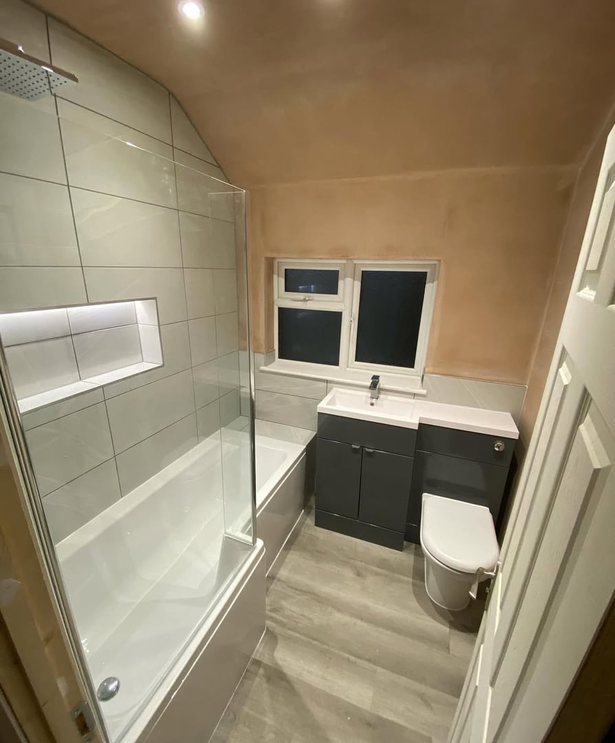 Bathroom renovation by Kin Property Improvements