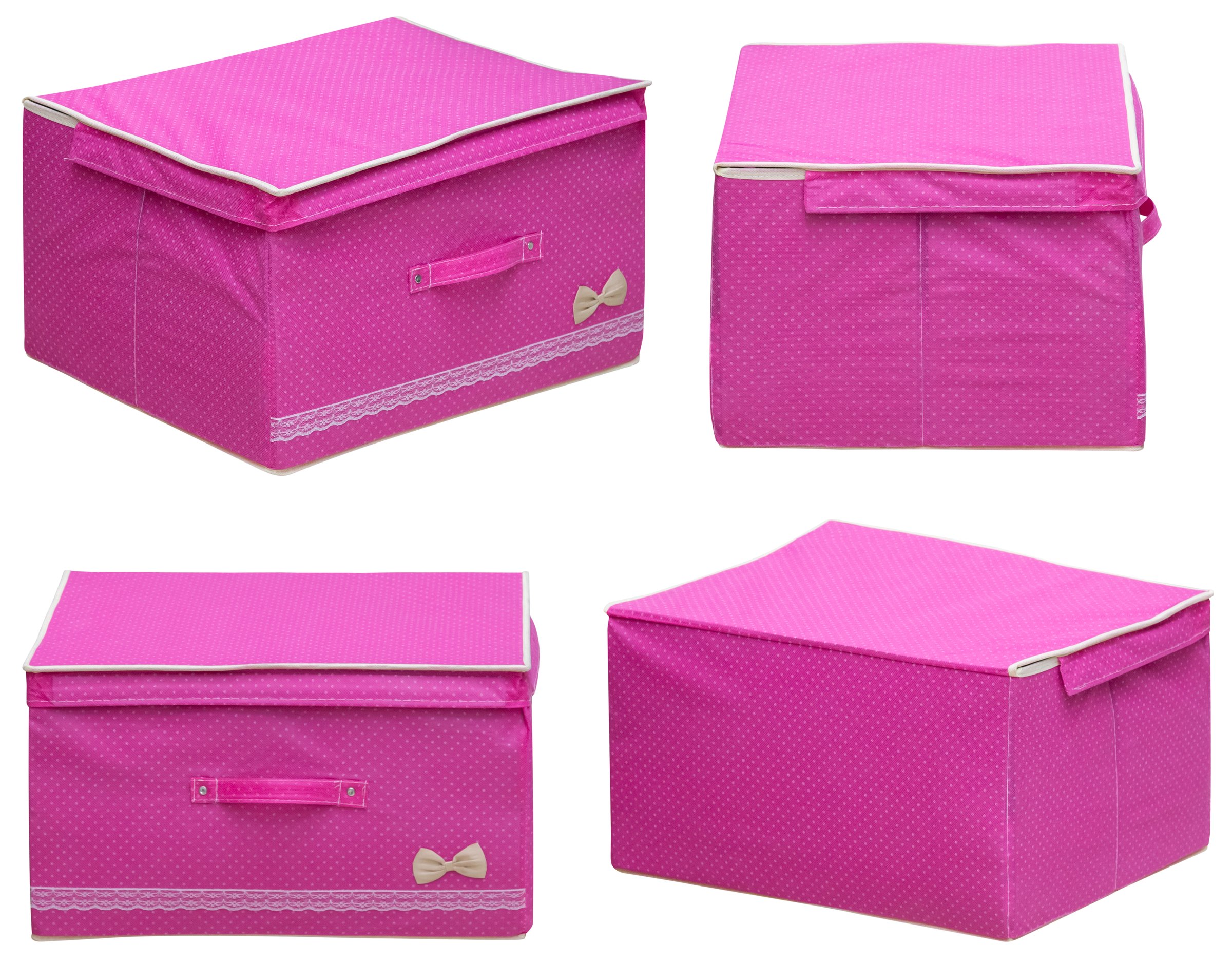 Real fabric storage basket for home organization