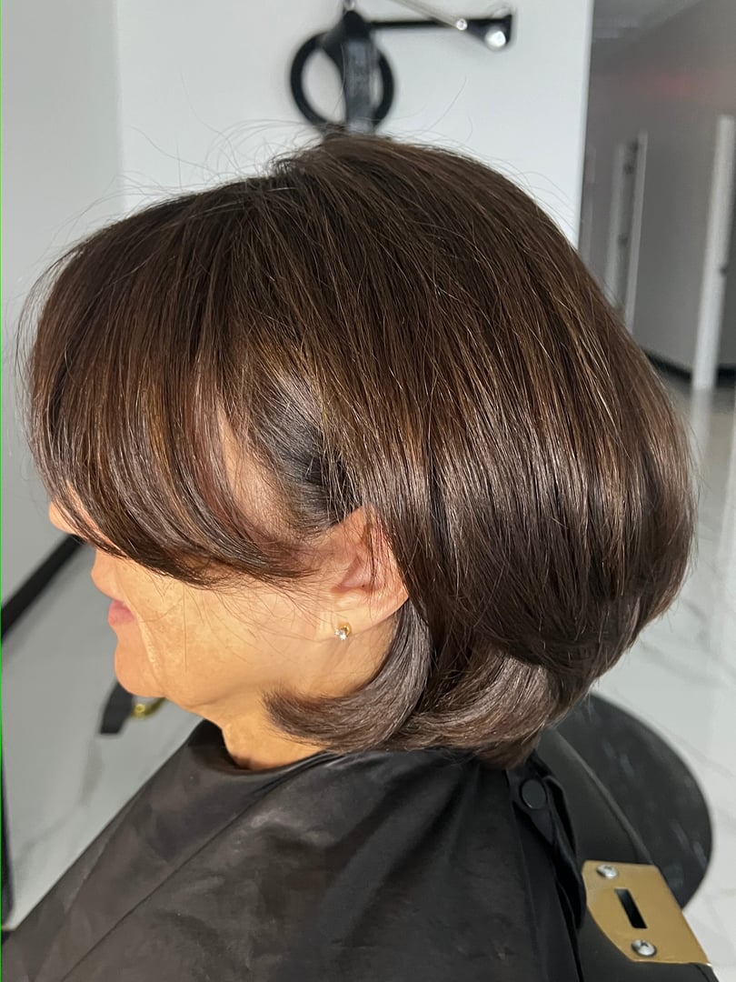 Hair styling at Sadaf Hair Studio