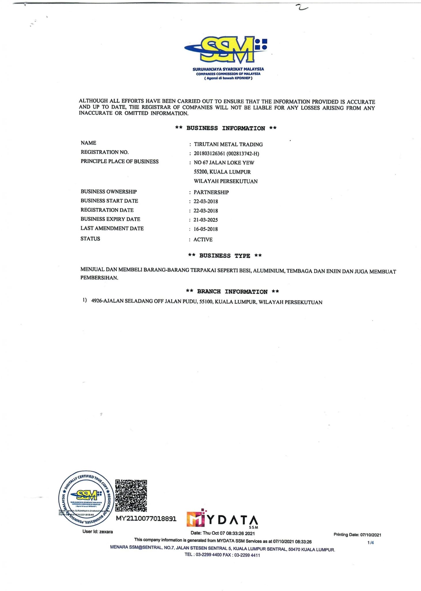 Company Certificate 4